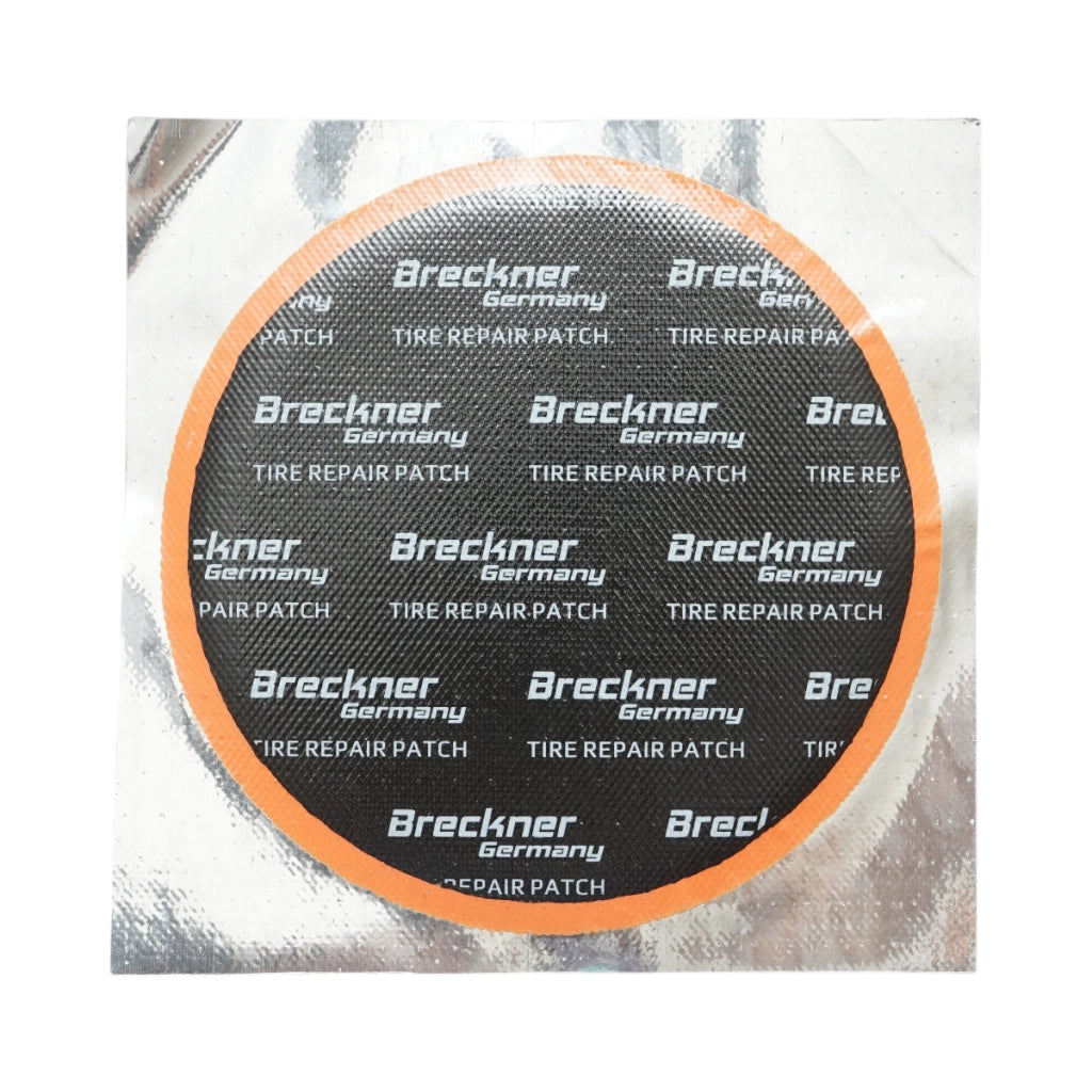 Toppe vulcanizzanti rotonde 110mm universali per camere d'aria 10 pz/set Breckner Germany