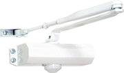 Deursluiter automatico bianco - regolabile deurstopper - per porta esterna e interna - si chiude automaticamente - 40-65 kg