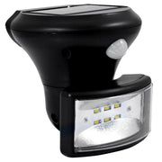 Lampada solare LED 5W PIR 500lm 6400K nera IP44 Polux