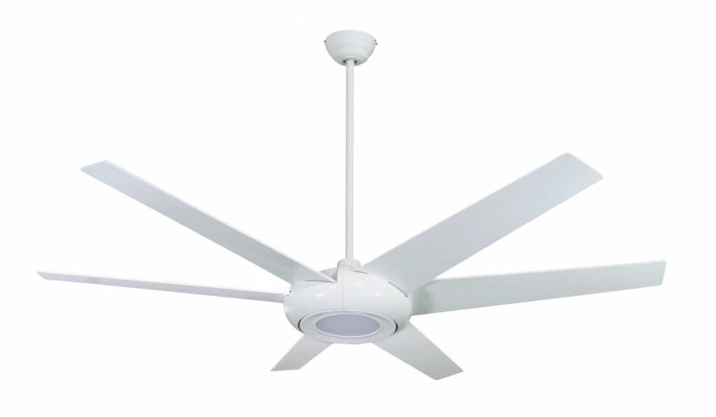 Vam Ventilatore da soffitto a risparmio energetico EMPIRE 153 cm bianco con luce a LED