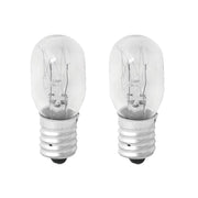 2 Lampadine Frigorifero Lampadina E14 15W 230V 80LM 2800K Vetro Trasparente