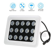 Trade Shop - Illuminatore Faretto Infrarossi Per Telecamera 15 Led Ir 900 Lm Per Telecamere -