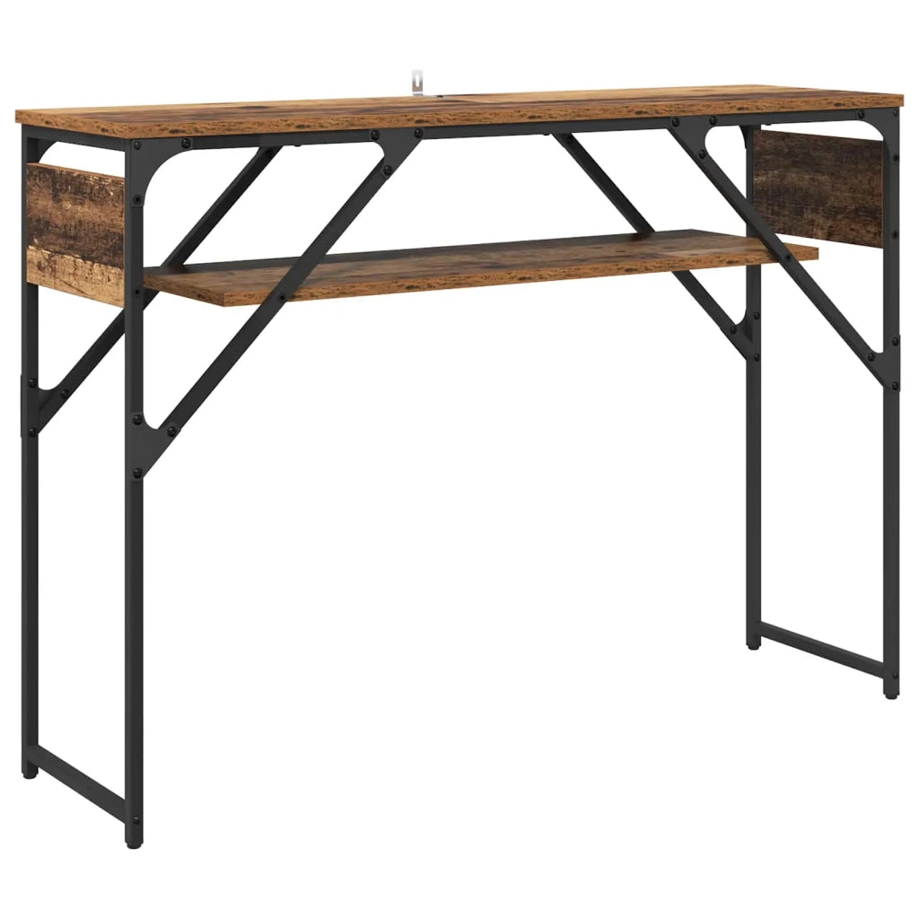 TavoloConsolle Legno vecchio 105x30x75cm Legno multistrato
