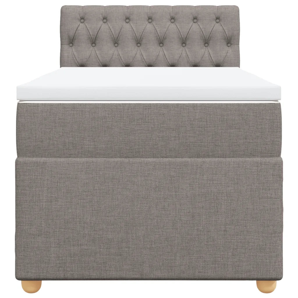 Giroletto a Molle con Materasso Tortora 90x200 cm inTessuto 3288874