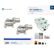 KIT 2 ANTE CANCELLI A BATTENTE 5 MT CASSE ZINCATE VDS KIT UNDER-V 24V 121994/2