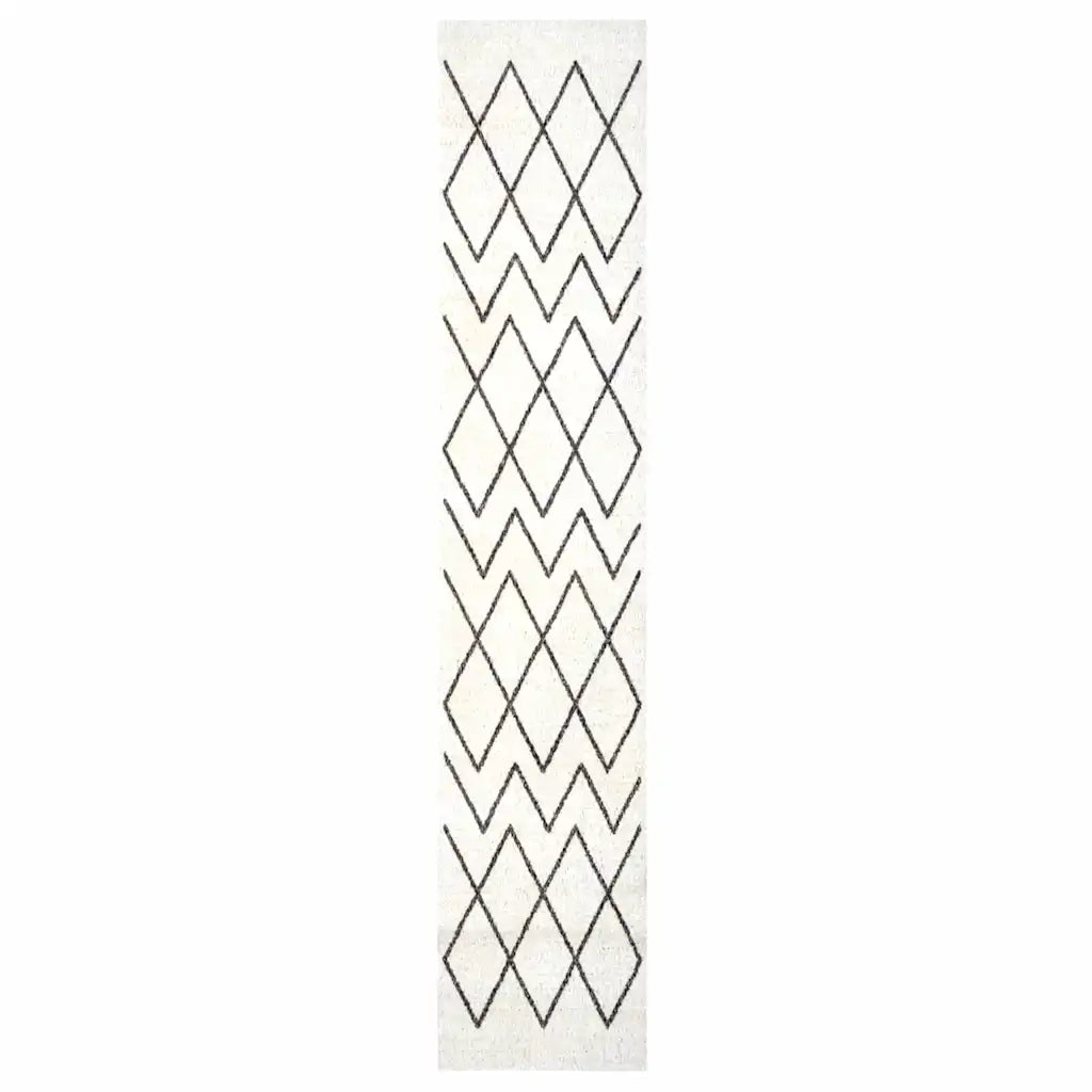 vidaXL Tappetino da Cucina Geometric Geometrico 60 x 300 cm Velluto