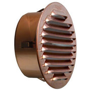 Griglie Aerazione Rame con Rete Imbocco Rame Diametro mm. 80
