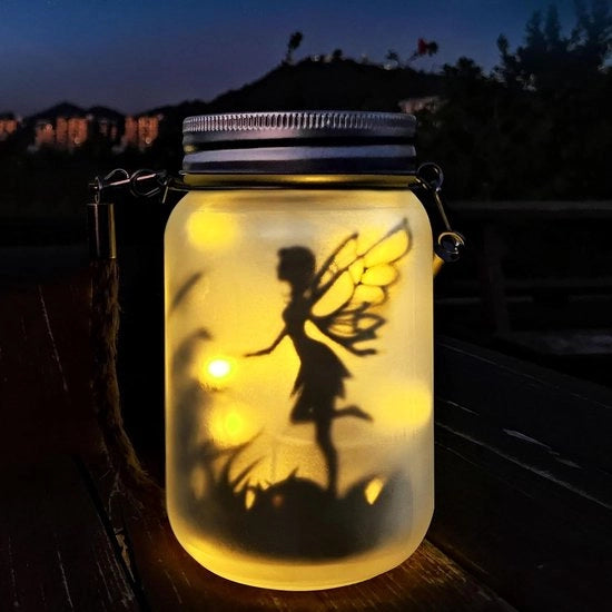 Lanterna solare, Mostof IP44, impermeabile, per esterno, contenitore in vetro, alimentata da energia solare, per terrazza, prato, festa, illuminazione, giardino, decorazione (calda)
