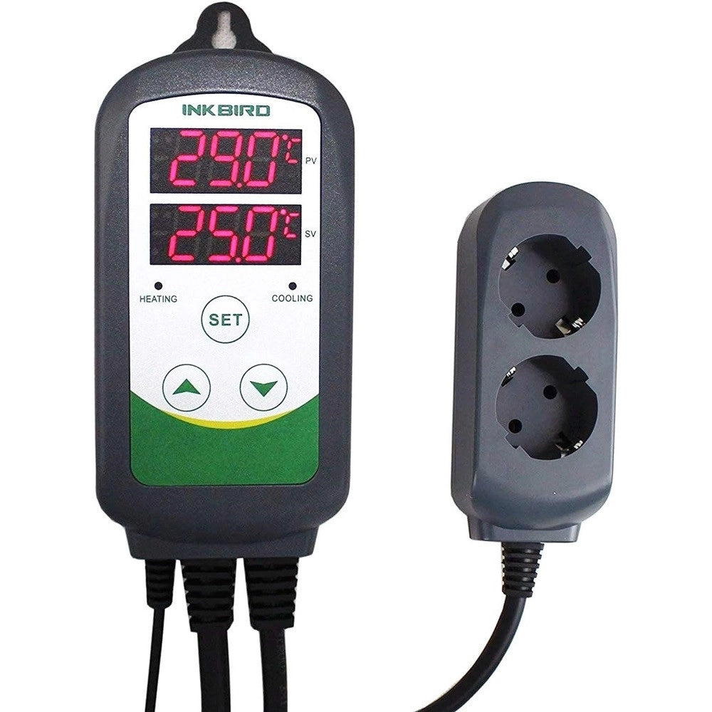 Trade Shop - Termoregolatore Digitale Termostato Controllo Temperatura Per Serra Itc-308 220v -