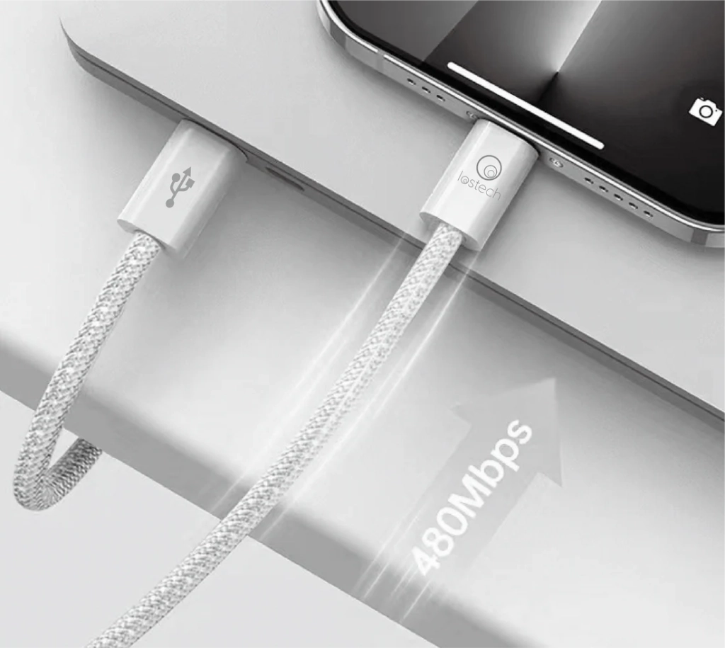 Cavetto per Smartphone Ingresso e Uscita Tipo C Lostech 1,5 mt