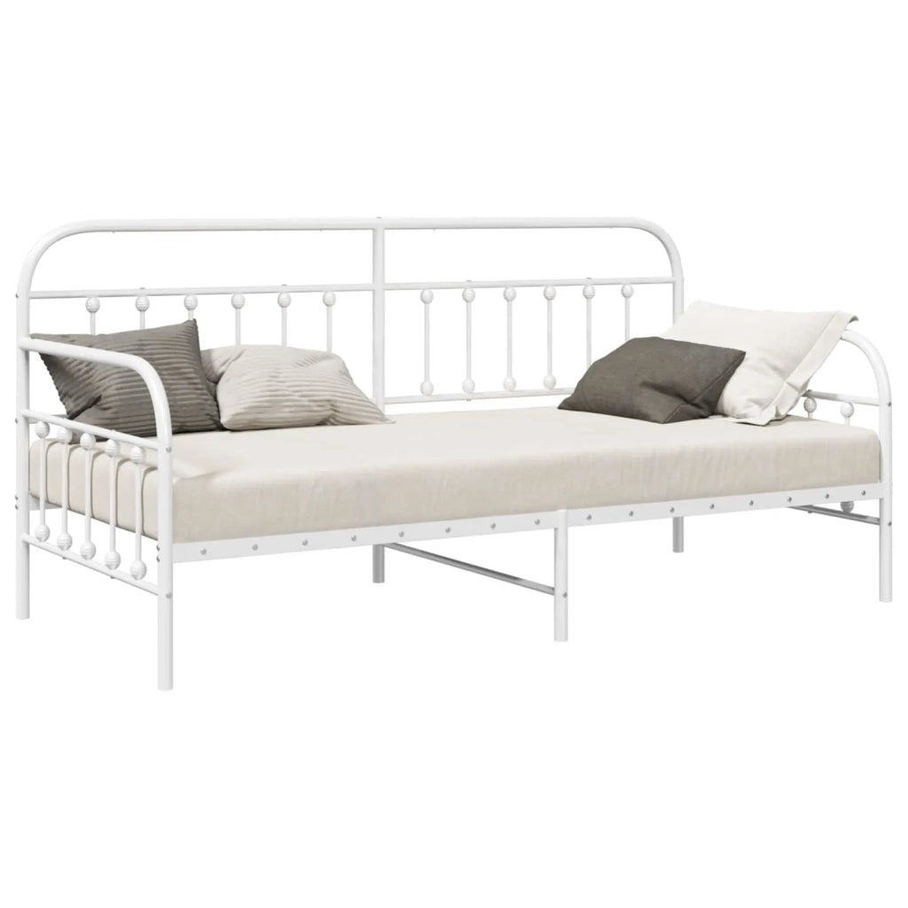 Struttura per letto di giorno Bianco 107 x 203 cm 42002648