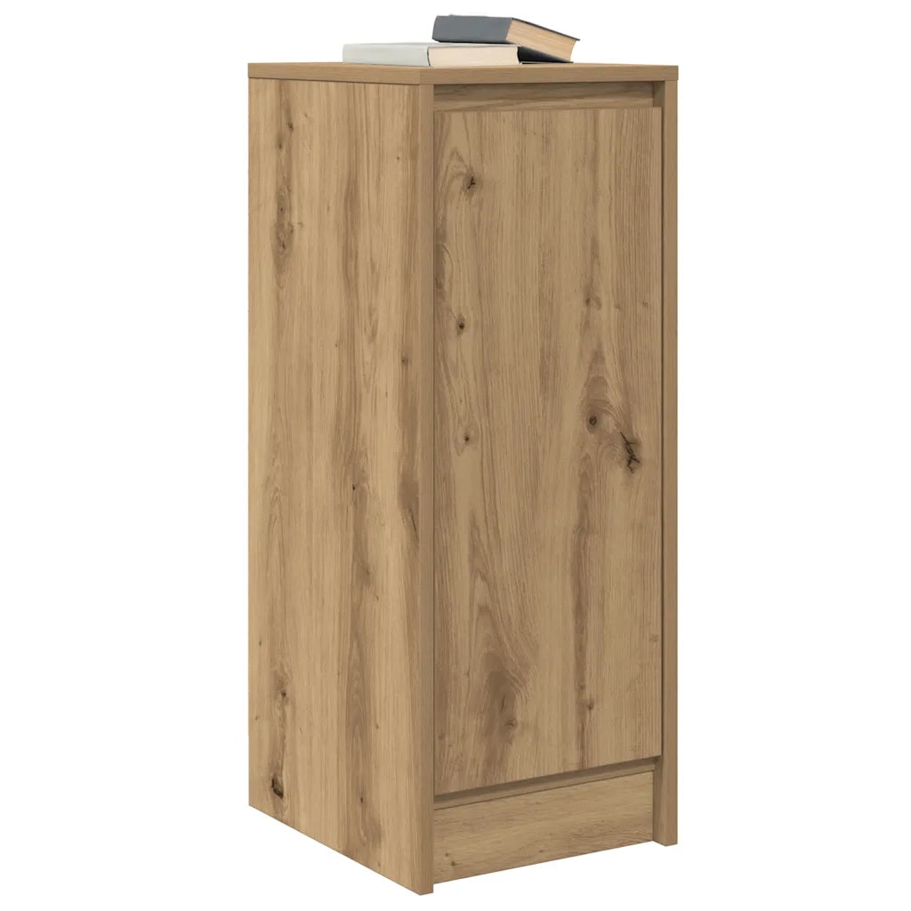 Credenza Rovere Artigianale 29,5x34x76 cm in Legno Multistrato