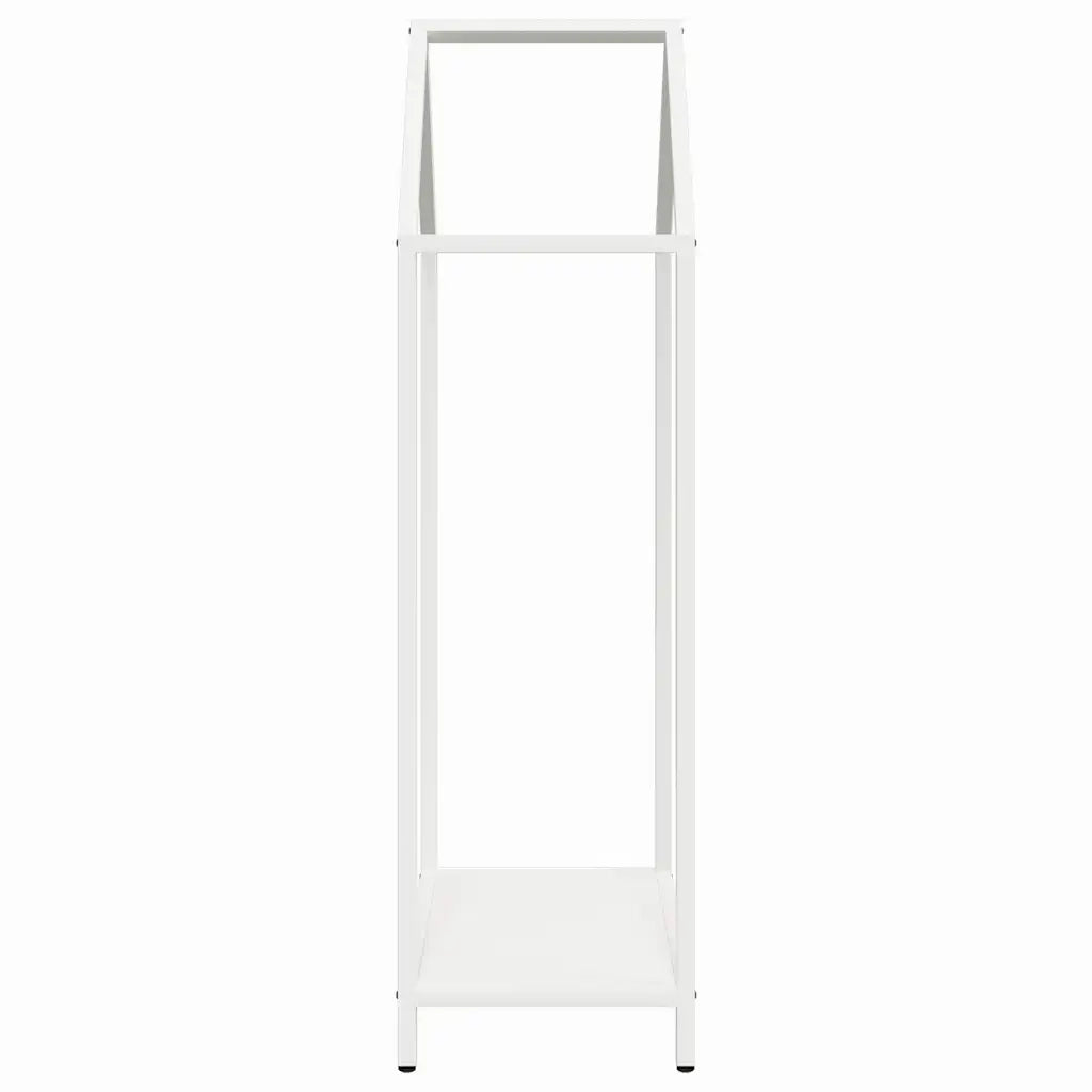 Rastrelliera per Legna da Ardere Bianca 40x25x90 cm CFW9119745