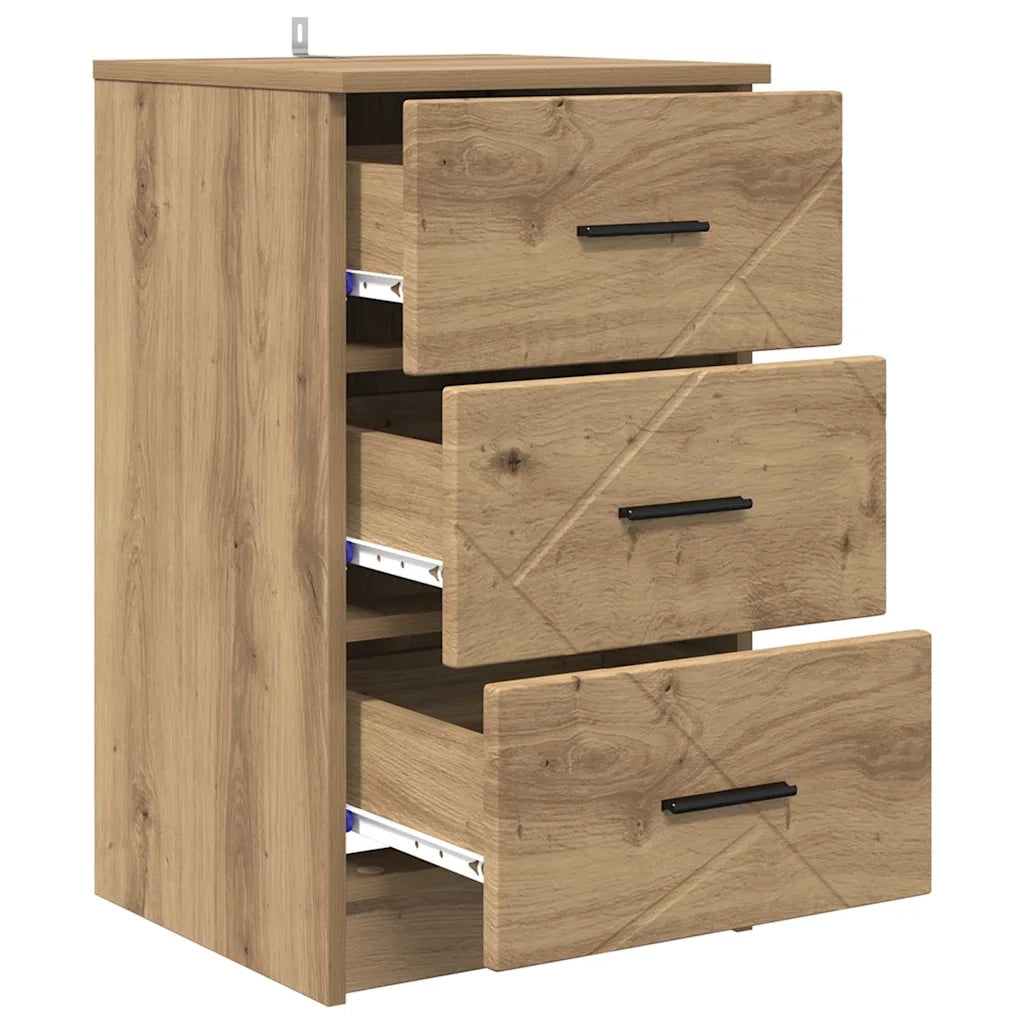 Armadio da Notte rovere artigianale 38 x 38 x 66 cm