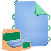 Matras di posizionamento 86*132 cm con maniglie, matras per incontinenti, lavabile e riutilizzabile, matras di trasferimento per camere da letto per anziani.