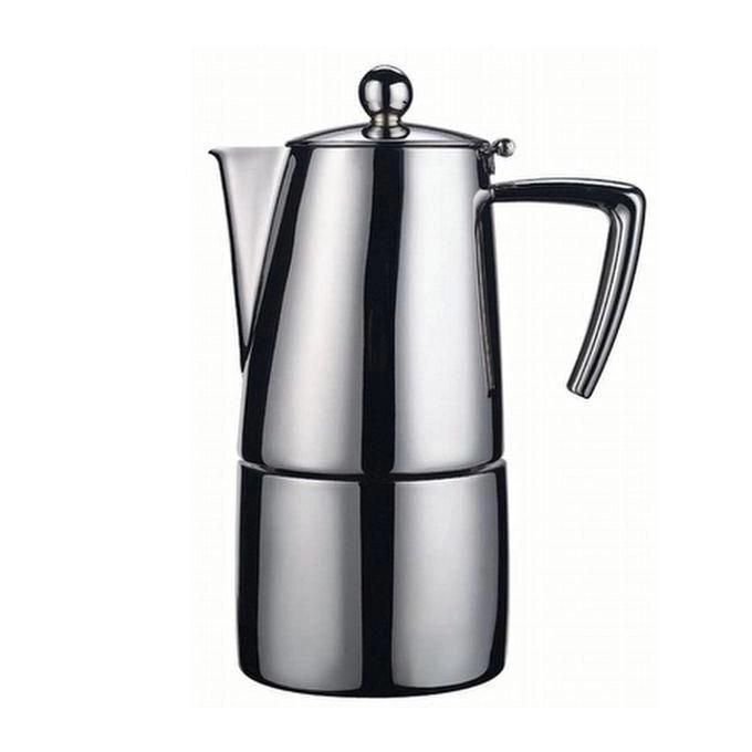 Ilsa Caffettiera moka 4 tazze per induzione in acciaio inox satinato