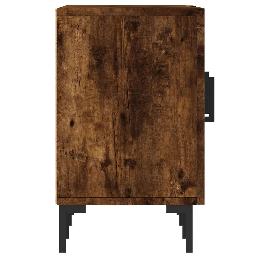 Mobile Porta TV Rovere Fumo 150x30x50 cm in Legno Multistrato 829105