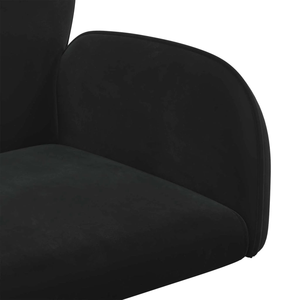Sedia da scrivania girevole 54 x 55 x 90 cm Nero Velluto (V) 42034349