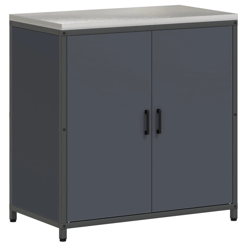 Stoccaggio in cucina Antracite 90 x 50 x 92 cm Acciaio 874984