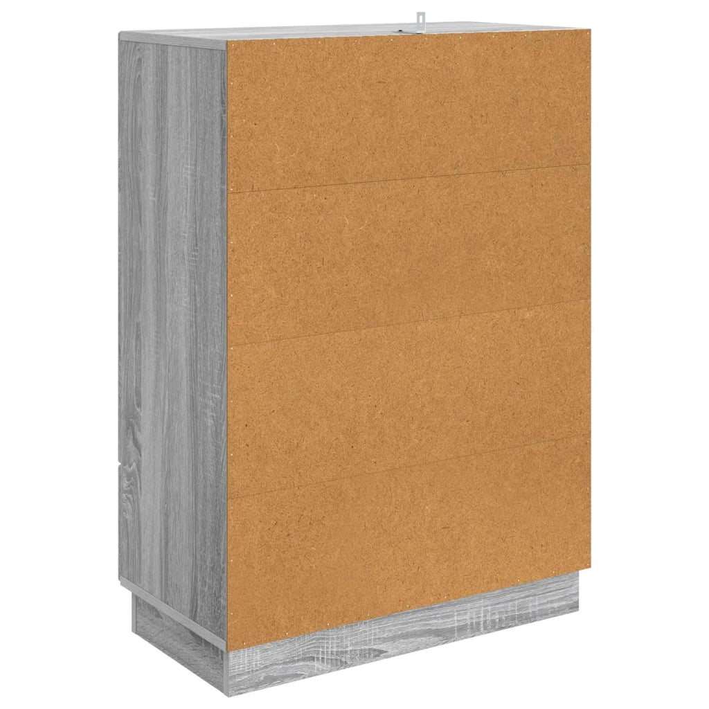 Credenza Grigio Sonoma 66 x 34,5 x 92 cm Legno ingegnerizzato 895361