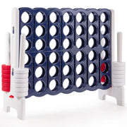 Gioco gigante Forza Quattro 120 x 42 x 104 cm ideale per uso interno ed esterno crea un'atmosfera amichevole realizzato in PE bianco e blu 20_0013315
