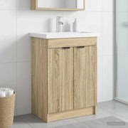 Mobiletto da bagno sotto il lavello Rovere Sonoma