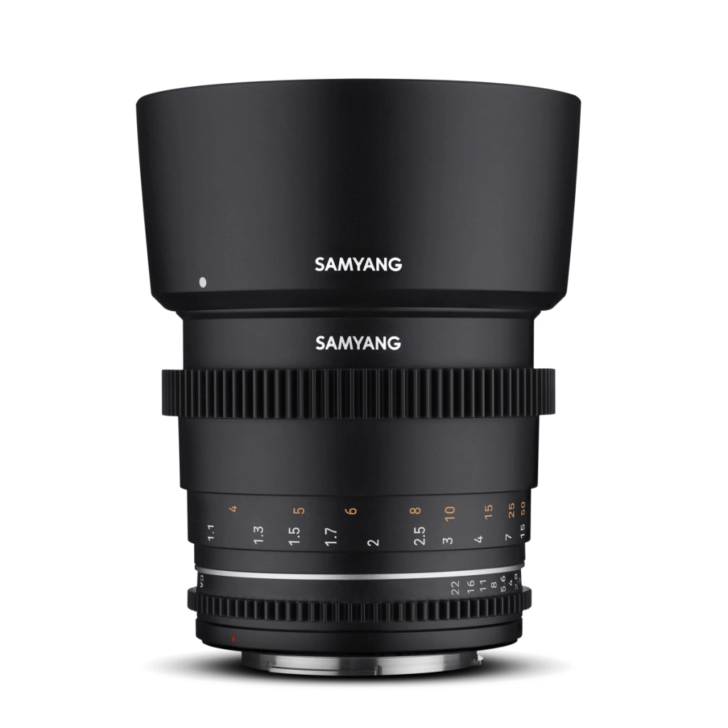Teleobiettivo Obiettivo per video MF 85mm T1,5 VDSLR MK2 – luminoso T1,5 per Canon EF Mount, Follow Focus, full-frame e APS-C, risoluzione 8K