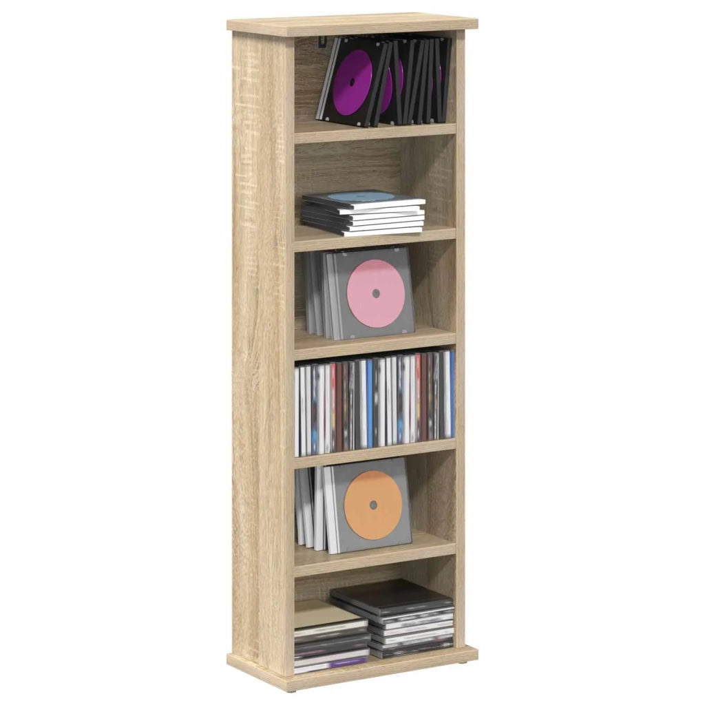 Mobile per CD Rovere Sonoma 60 x 17 x 92 cm 8012750