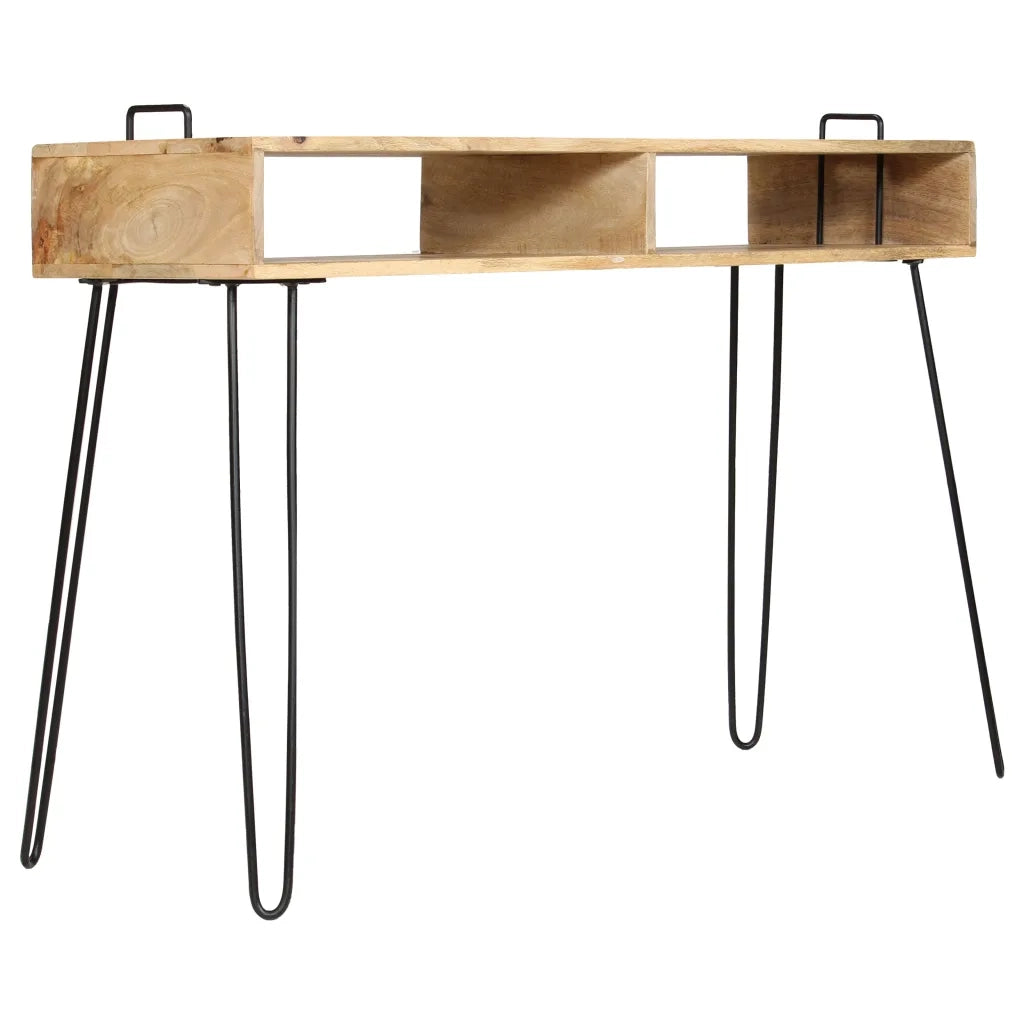 Tavolo Consolle in Legno Massello di Mango 115x35x76 cm 246022