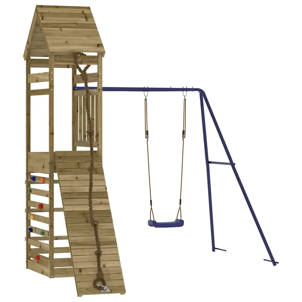 Set da Gioco da Esterno in Legno di Pino Impregnato 3156924