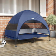 Letto per Cani Elevato Blu navy 127 x 81 x 108 cm 42008223