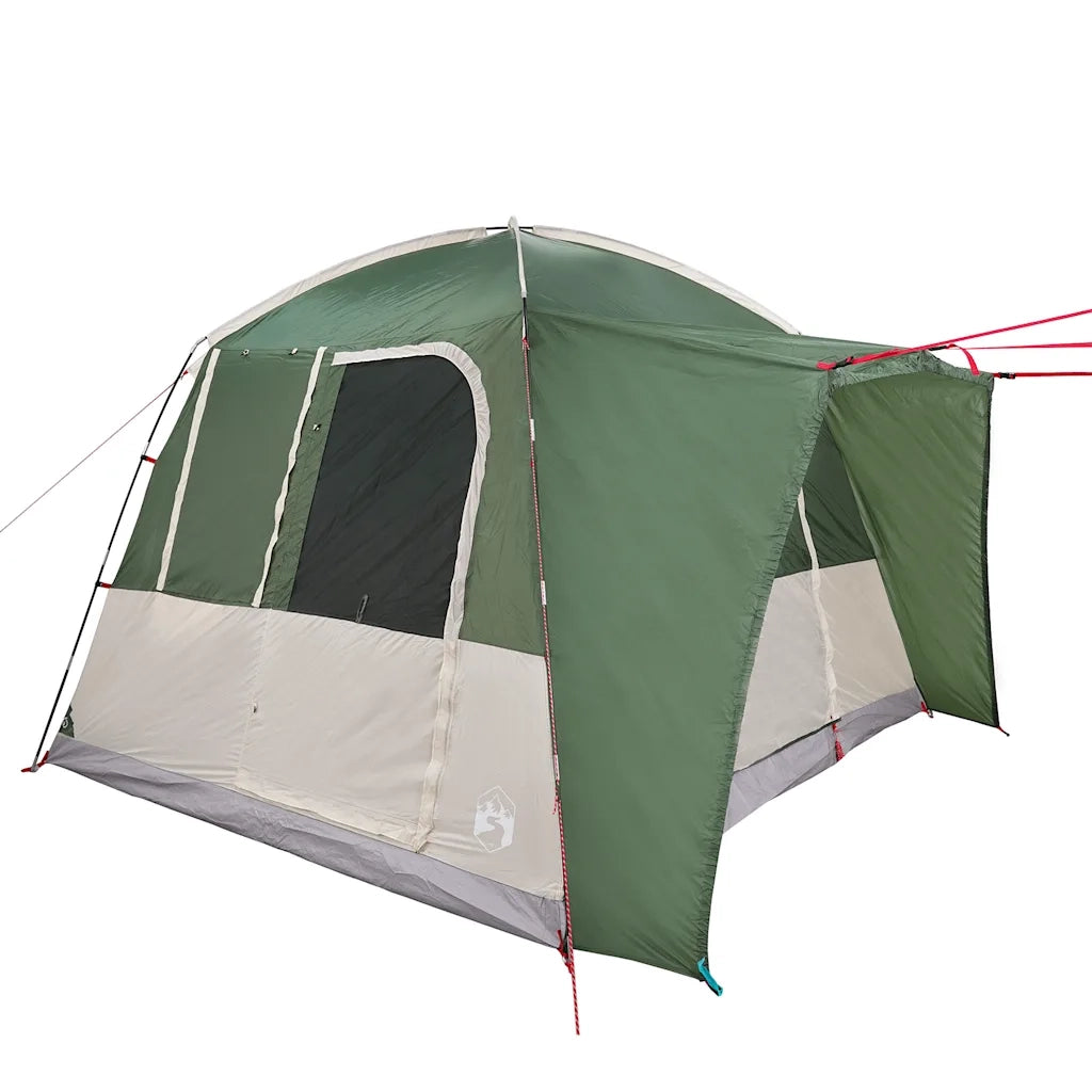 Tenda da Campeggio per Auto per 4 Persone Verde Impermeabile