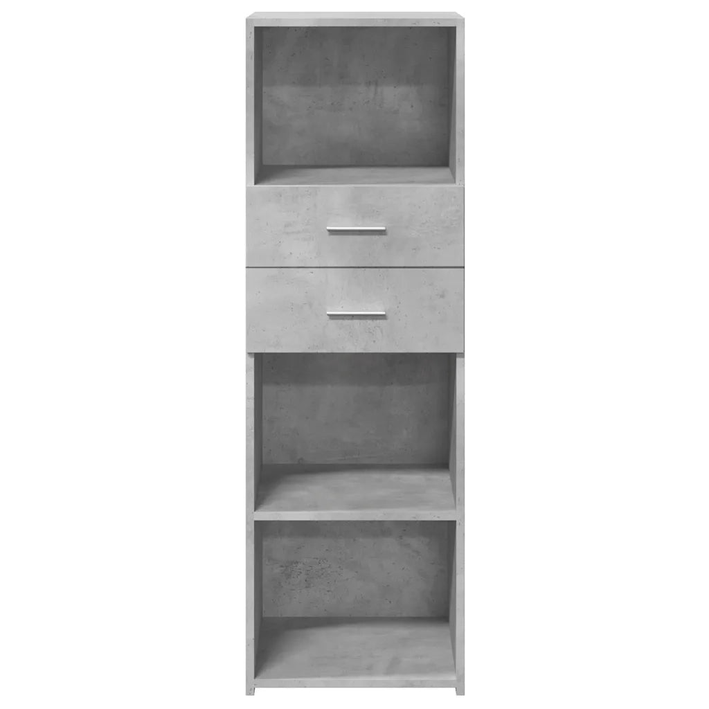 Credenza Grigio Cemento 40x42,5x124 cm in Legno Multistrato 846162