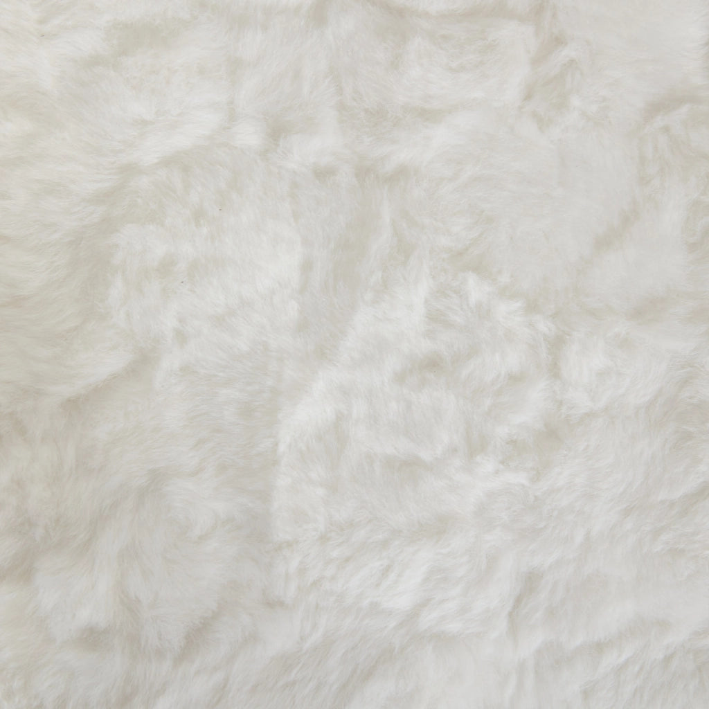 Sedia da Ufficio Imbottita in Pelliccia Sintetica ¨C MINIMAL ¨C Beige, Regolabile, Girevole