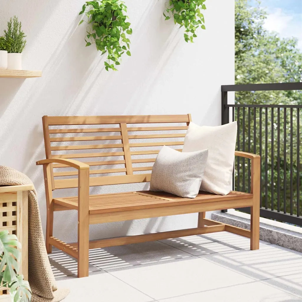vidaXL Panchina da giardino Naturale 110 x 64 x 76.5 cm