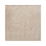 Tappeto da salotto jacquard, 160 x 160 cm a pelo corto beige Stile Moderno