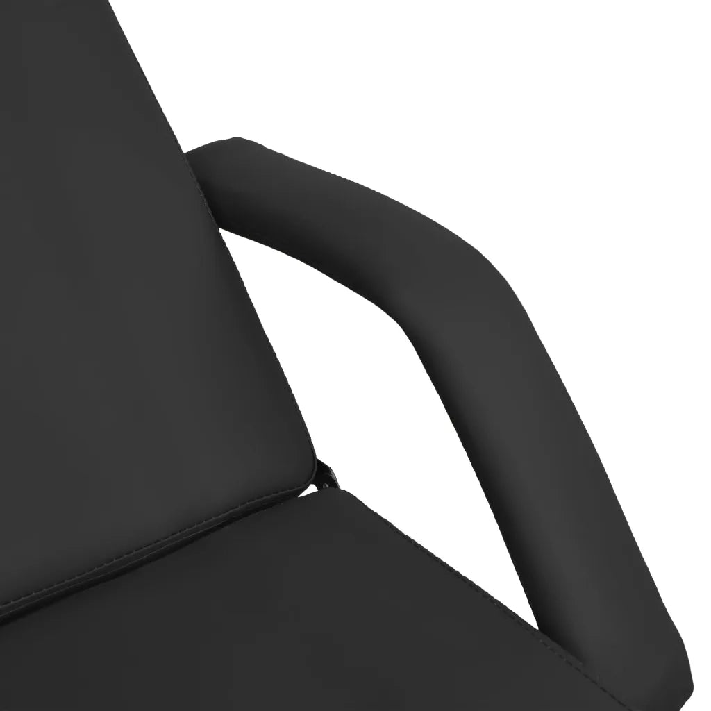 Lettino da Massaggio Nero 180x62x(87-112) cm 110265