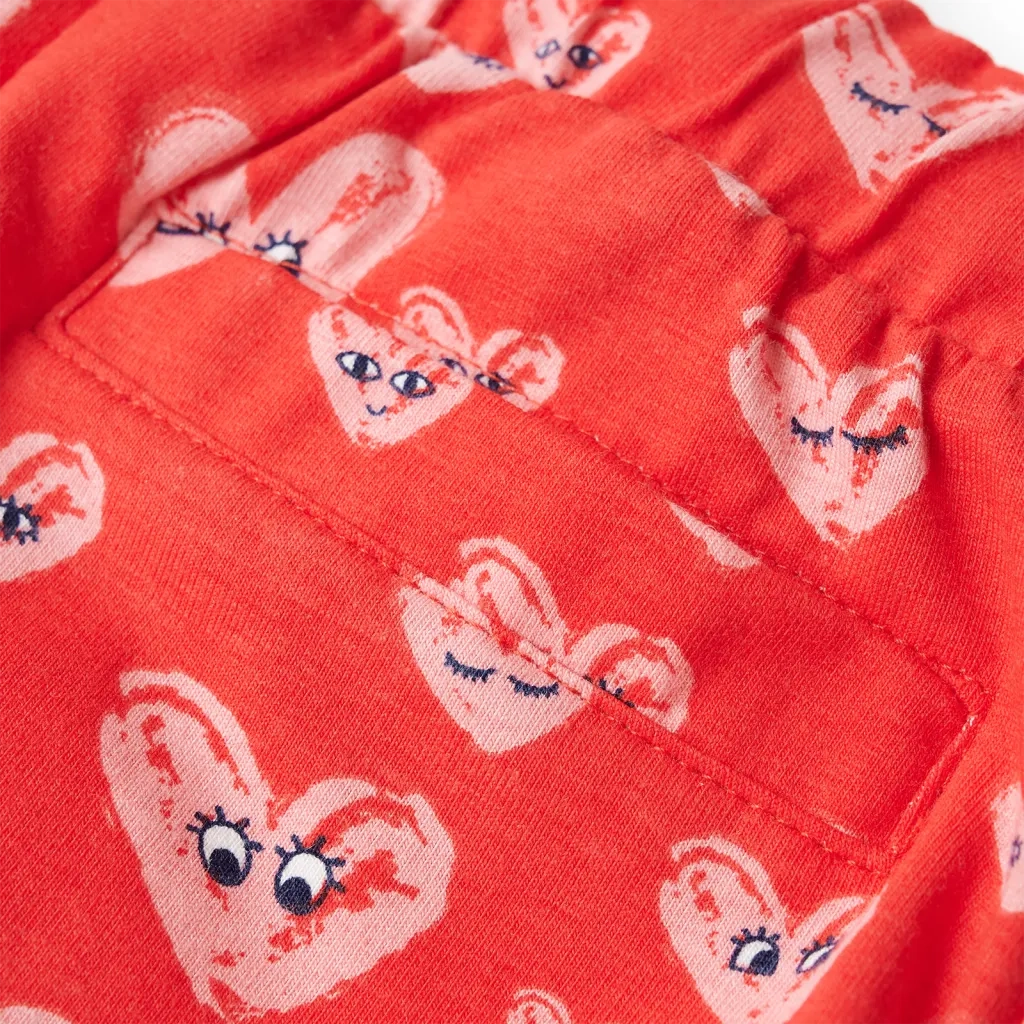 Pantaloncini per Bambini con Coulisse Rossi 116 CFW9661584