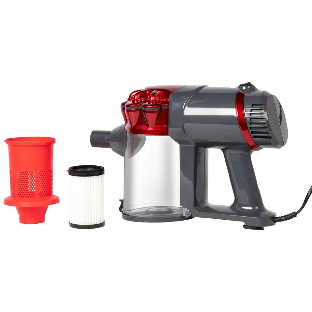Trade Shop - Scopa Elettrica Tecnologia Ciclonica Con Filtro Hepa 2in1 600 Watt 16kpa Tubo Telescopico -