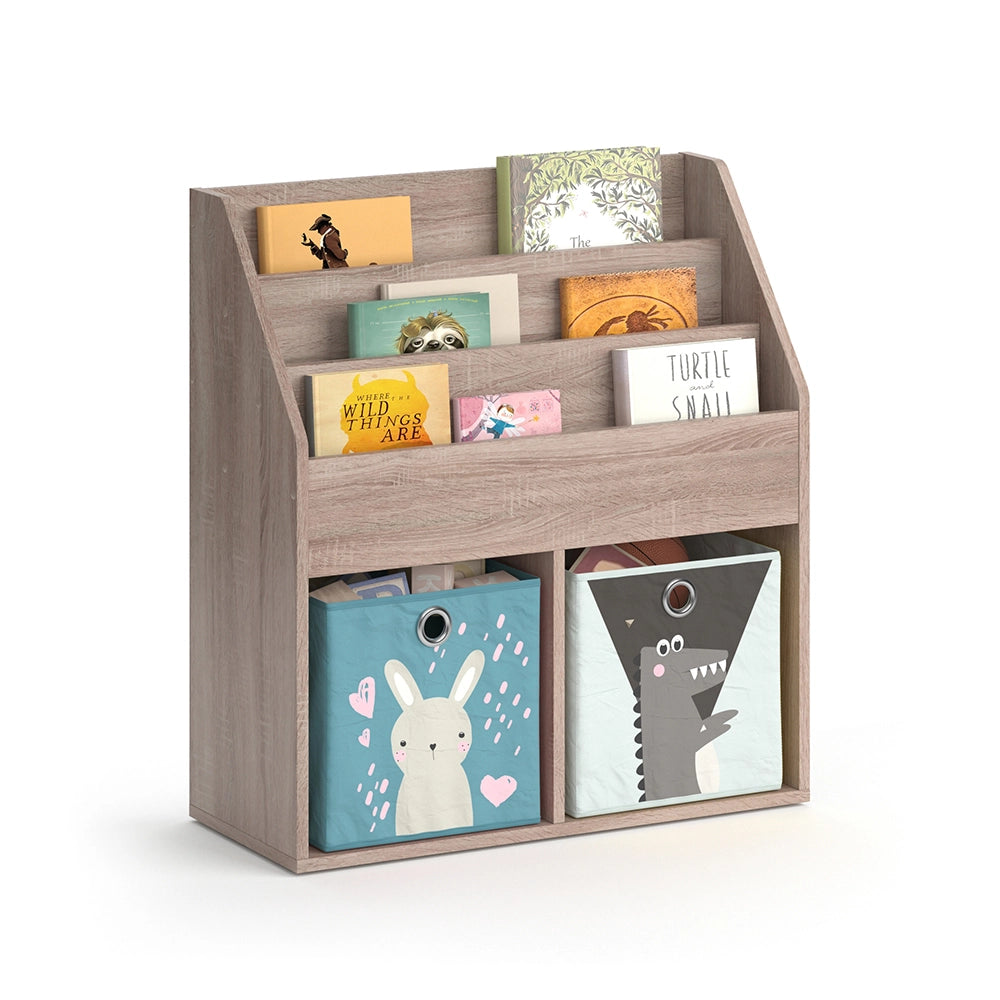 Vicco Libreria Sonoma 72 x 79 cm con 2 scatole pieghevoli