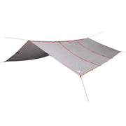 Telone da campeggio | Tenda da campo Grigio/Arancione 420x440 cm Impermeabile