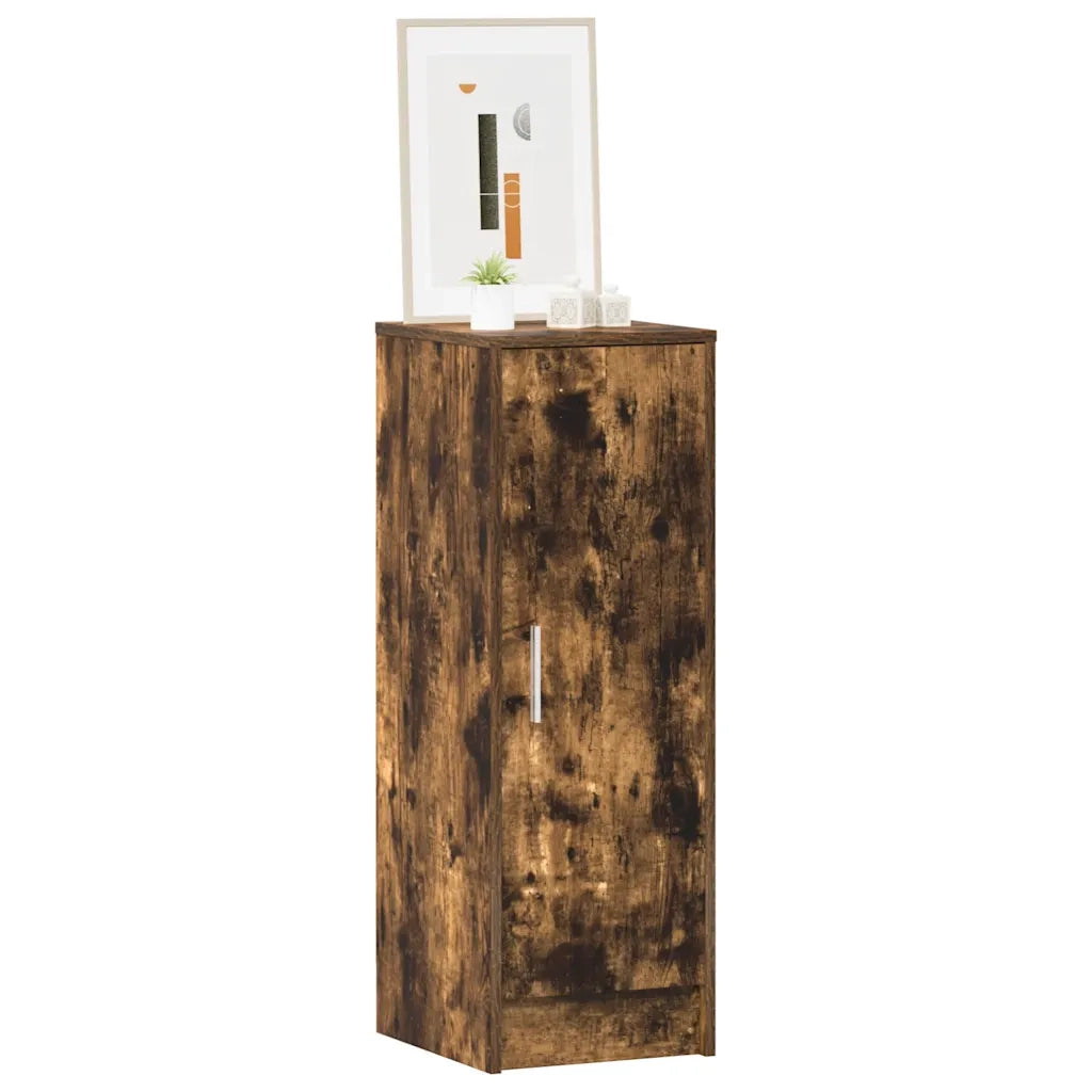 Scarpiera | Mobile per scarpe Rovere Fumo 32x35x92 cm in Legno Multistrato