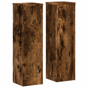 Supporti per piante | Sostegno per piante 2 pz Rovere 17x17x60 cm Legno Multistrato
