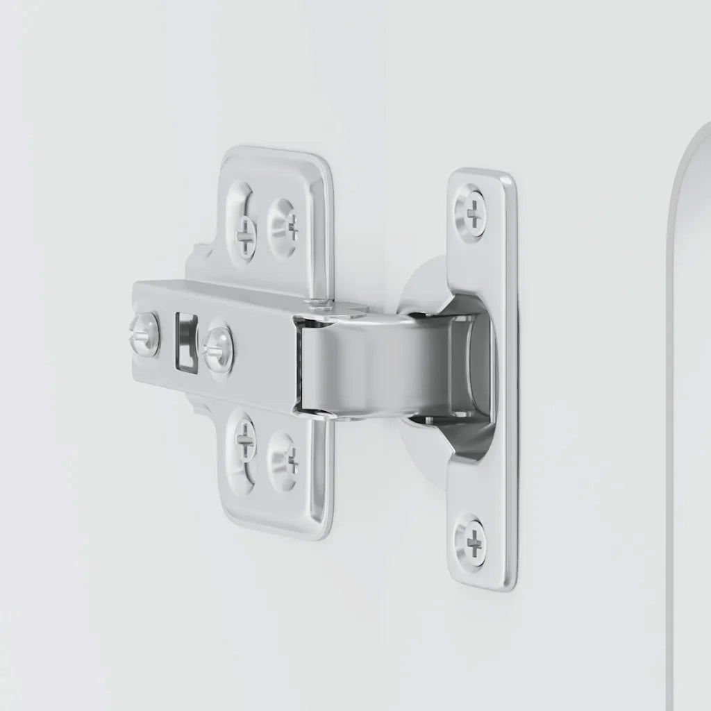 Pensile da Cucina con Porta in Vetro Kalmar Bianco Truciolato