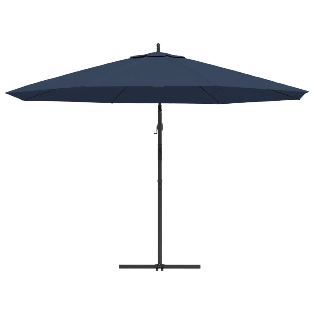 Ombrellone mobile da giardino a sbalzo 3,5 m blu 02_0008603