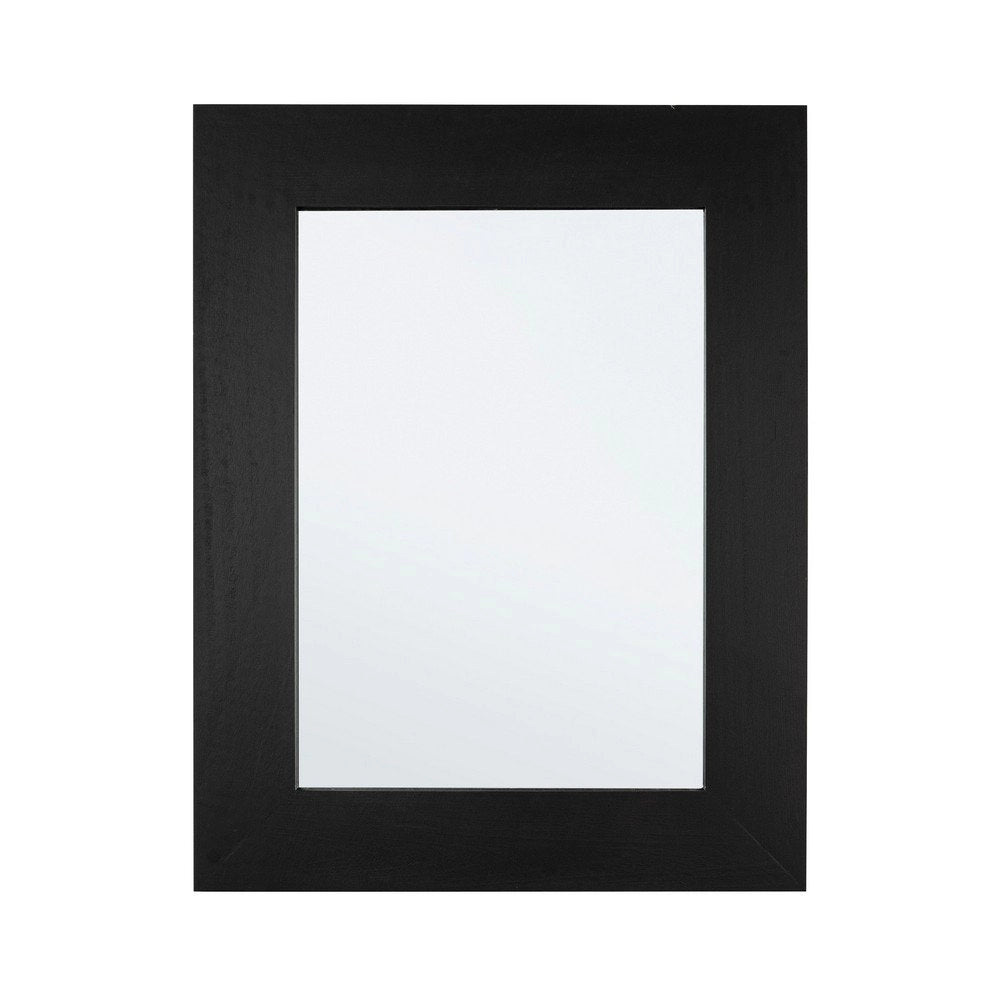 Specchio Rettangolare Legno Nero Moderno da Parete 72x92 - YOUNG