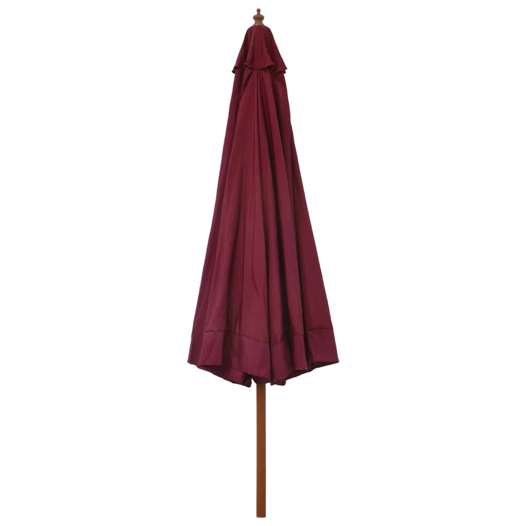 Ombrellone con palo in legno 330 cm bordeaux 02_0008122