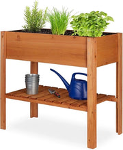 Scatola per piante in legno con cassetto di stoccaggio per piante - balcone terrazza giardino - orto erborista - 80 x 88 x 43,5 cm scatola per piante in legno laccato miele