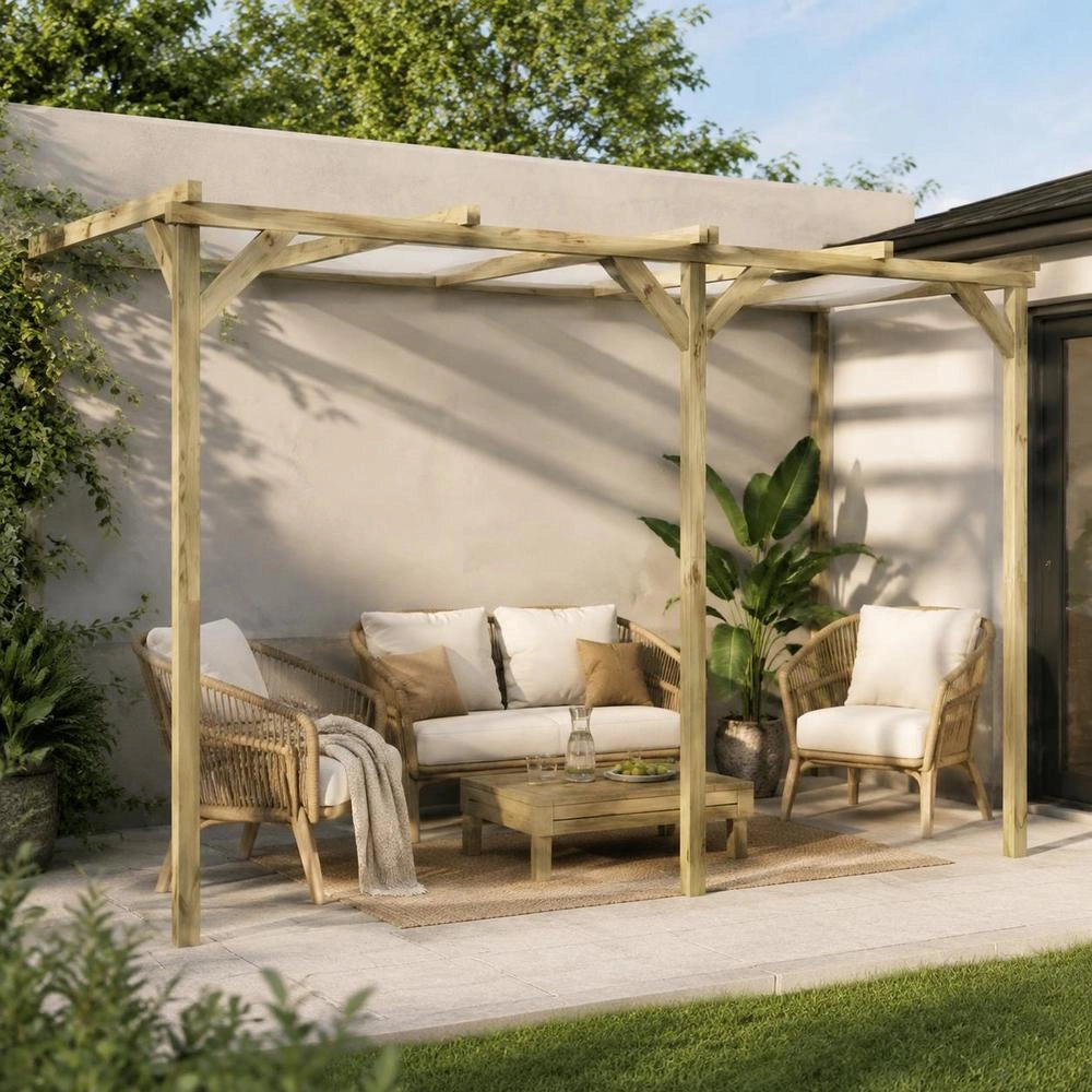 Terrace Pergola 2x4x2.2 M Wood