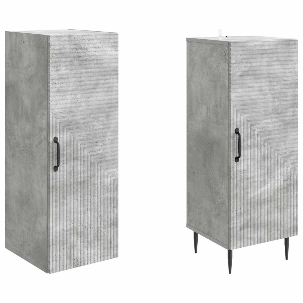 Set di armadi 2 pcs Grigio Cemento 33 x 34,5 x 89,5 cm 3416631